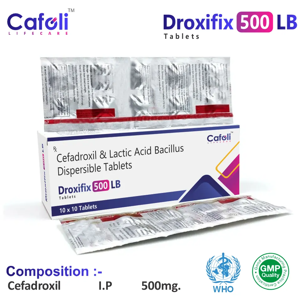 Cefadroxil 500mg + LB Tablet | PCD Pharma Franchise for Antibiotics